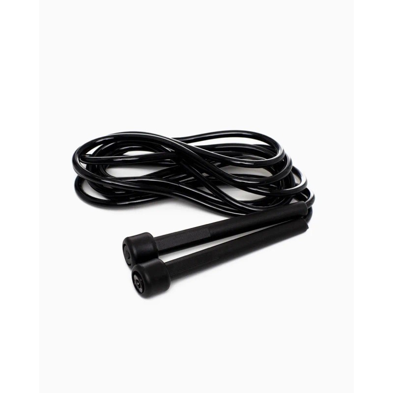 Cuerda Para Saltar Sportisimo - Ajustable Ejercicio Brincar Color Negro