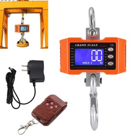 Tiandirenhe Digital Crane Scale 1000Kg/2200lb Digital Hanging Scale Industrial Heavy Duty Crane Scale LCD Backlight with Unit Change/Data Hold/Tare/Zero for Farm, Livestock,Factory,Construction