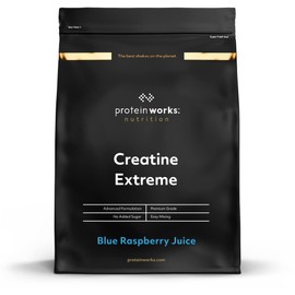 Protein Works - Creatine Extreme Powder | Creatine Formula | Premium Grade Supplement For Lean Muscle Growth | With Beta Analine | Blue Raspberry Juice | 750g
