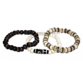 Tibetan prayer beads healing bracelet Adjustable wrist mala yoga bracelet E1