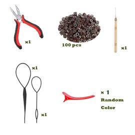 Hair Tinsel Kit Fairy Tinsel Hair Extensions with Tools - 12 Color 48 Inch Glitter Hair Tinsel Kit Heat Resistant Accessories for Girls Women Kids Christmas New Year (12 colors, 48 Inch 120cm)