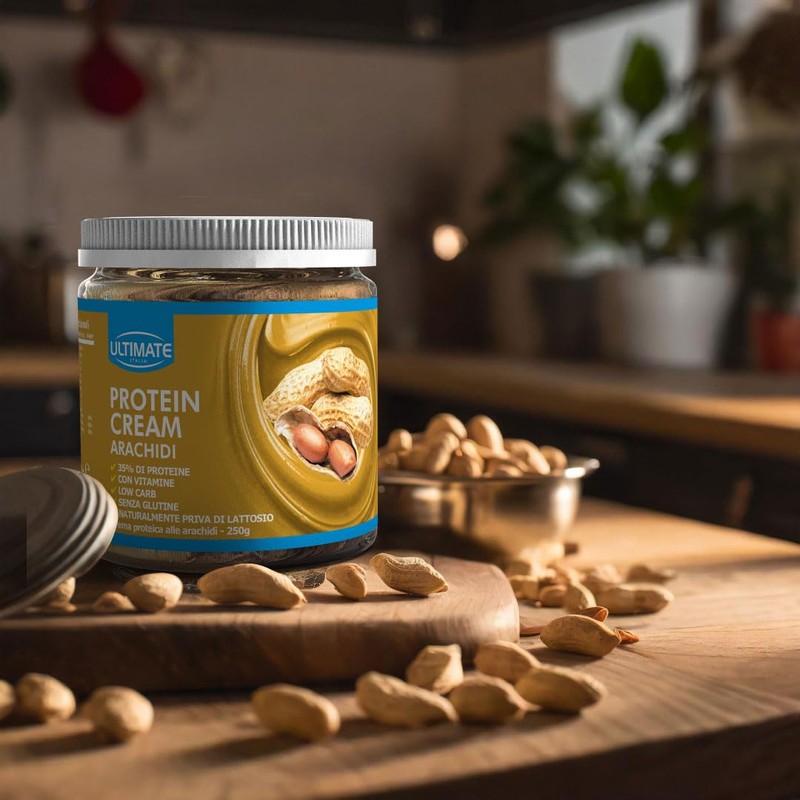 Ultimate Italia - Crema proteica al 35% spalmabile, senza zuccheri