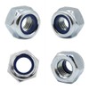 TAORAYO 50pcs Hex Lock Nuts Nylon Lock Nuts Nylon Lock