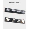 VONLUCE Bathroom Vanity Light Fixture, 4-Light Modern LED Vanity Light,