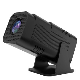 Smart Portable Projector with WiFi 6 and Bluetooth 5.0, Native 720P, Support 1080P ,Home Movie Projector with Video Systemcolor: Black, plug: US