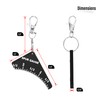 Costume Wizard 3D-Printed PLA Turkey Spur Gauge with Keychain Clip