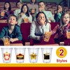 meekoo 100 Pcs Movie Night Cups 12 oz Movie Night