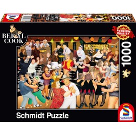 Schmidt Spiele 59686 Beryl Cook Party Night 1000-Piece Jigsaw Puzzle, Multi-Coloured