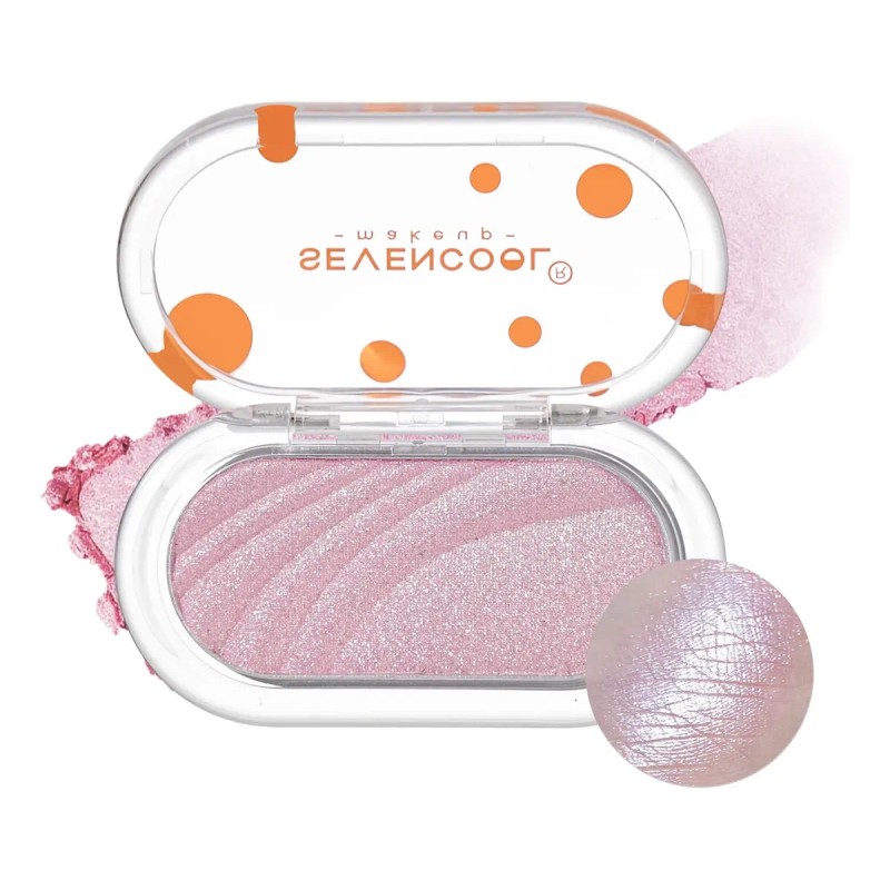 Iluminador En Polvo Hadas Glitter Highlighter Ligera Y Suave