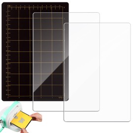 Threehoney 3 Pcs Die Pads Set 6'' x 9" Include Magnetic Shim with Card Size Grids and 2 Pcs Acrylic Cutting Pads for Die Cutting Machines Embossing Crafting Accessories