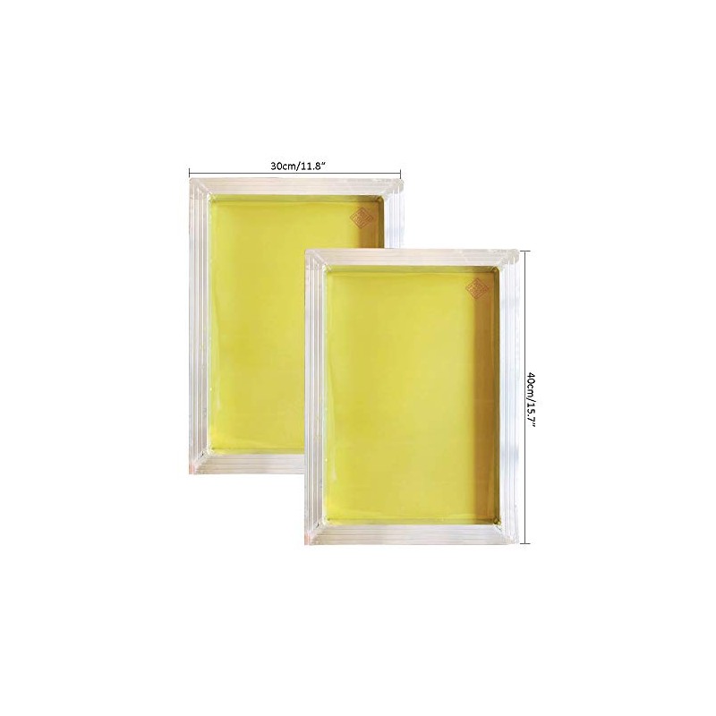 2 Pack Aluminum Silk Screen Printing Screens 12 x 16