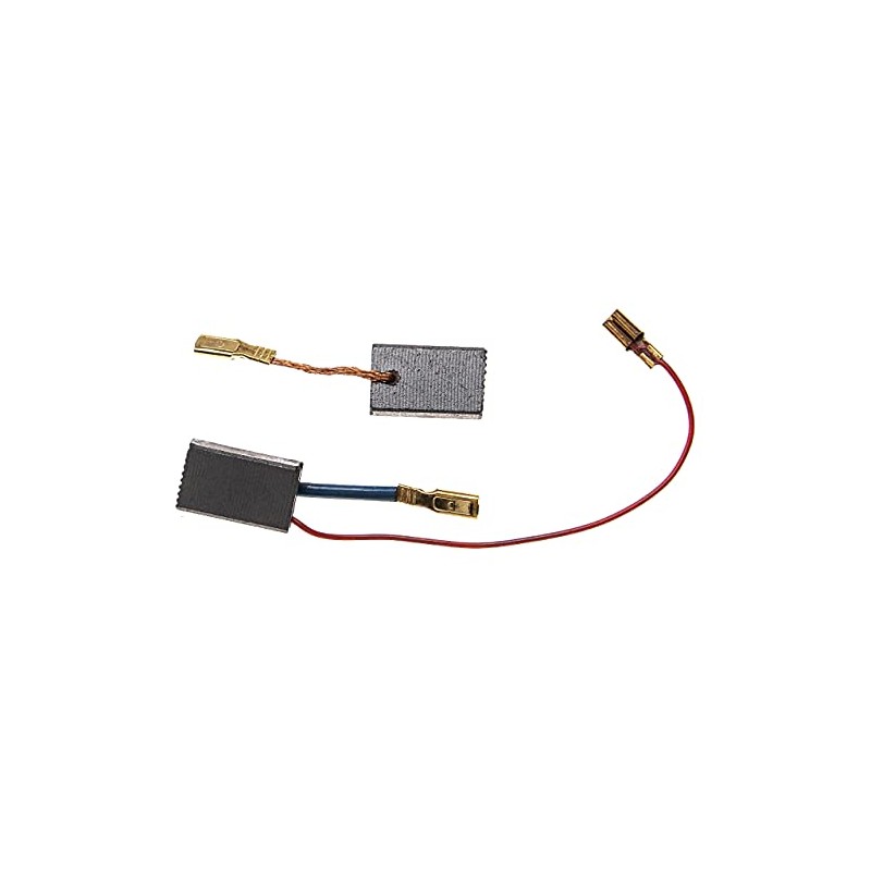 vhbw 2 x Carbon Brush Motor Carbon Abrasive Carbon 16.5
