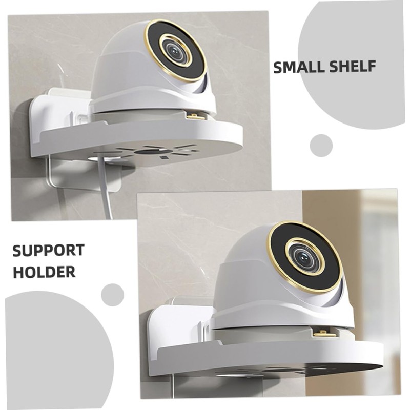 LABRIMP Camera Bracket Wall Mount No Drill Shelf Webcam Stand