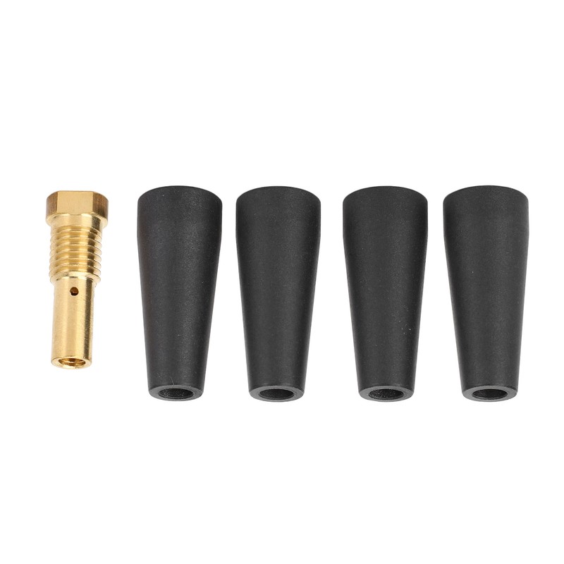4Pcs PTFE Flux Core Gasless Nozzle 1Pcs Brass Gas Diffuser