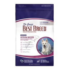 Dr. Gary's Best Breed Grain Free Ocean Recipe Slow-Cooked in USA, Natural Dry Dog Food for All Breeds and Sizes, 26lbs.