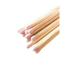 Made Market Co. Safety Matches Refills | Approx. 100 3.5” Wood Colored Tip Matchsticks for Candle & Decor | Includes Striker for Placement | 26 Color Options (Light Pink)