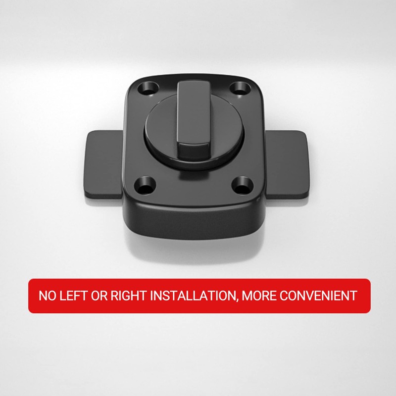 SooGree Security Door Lock, Bolt Lock Solid Revolving Spring Latch/Pet