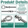 Eye Bolt with Metric Full Thread | Includes Washer and