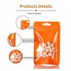 Rimiko 100pcs Clear Ziplock Bags, Resealable Sample Bags, Small Plastic