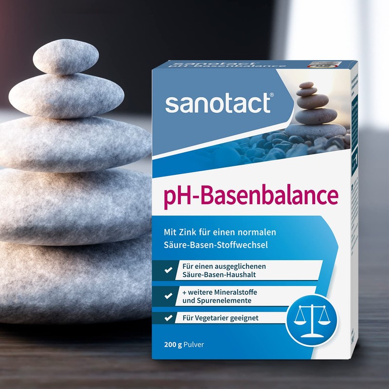 sanotact pH Base Balance Powder (200 g) • For Acid
