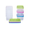 MiraHome Freezer Containers 8 x 0.75 L Rectangular Colourful -