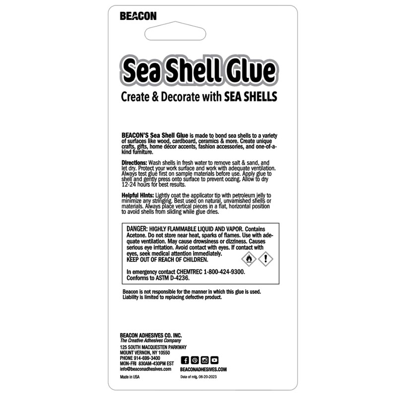 BEACON Sea Shell Glue for Creating and Decorating with Shells,