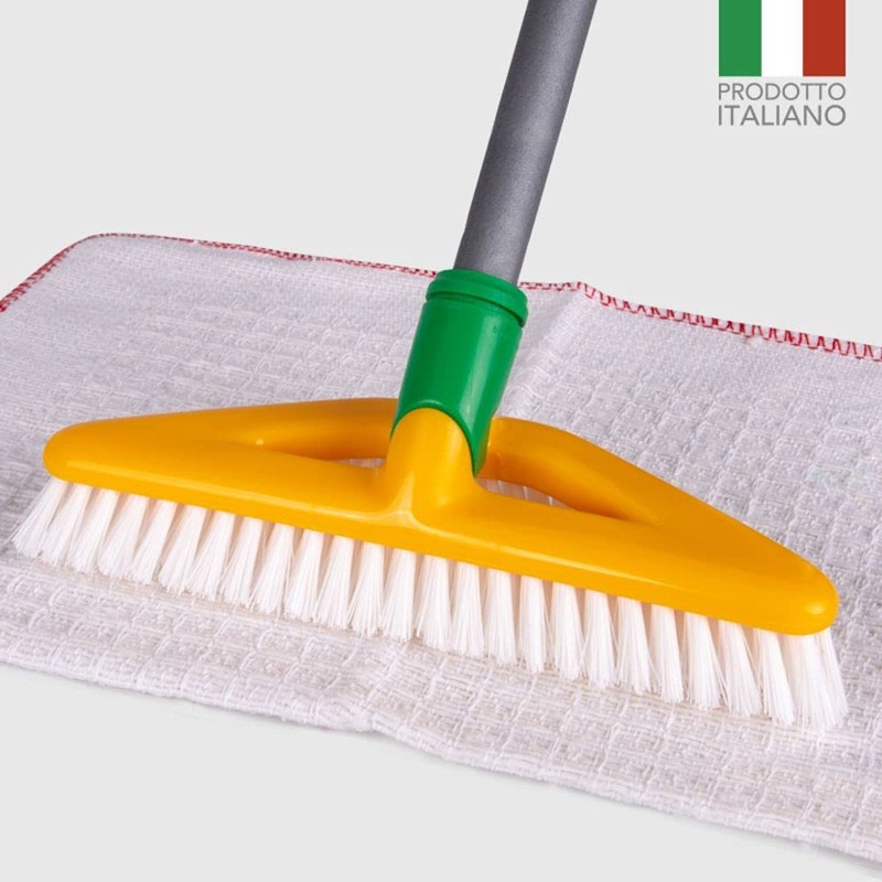 La Briantina SPA01469A Professional Industrial Broom Moplen Green 26 x