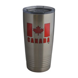 Canadian Canada Flag 20 Oz.Stainless Steel Travel Tumbler Mug Cup w/Lid Vacuum Insulated Hot or Cold