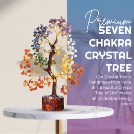 AstraVeda Amethyst Tree, Crystal Tree, Tree of Life, Chakra Tree, Feng Shui Tree, Healing Crystal, Gemstone Tree, Crystal Gifts, Healing Stones, Spiritual Gift