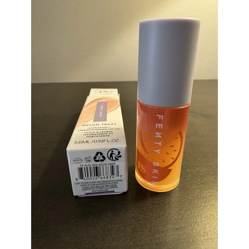 Fenty Beauty Treatz Hydrating Strengthening Lip Oil Melon Treat 5.6