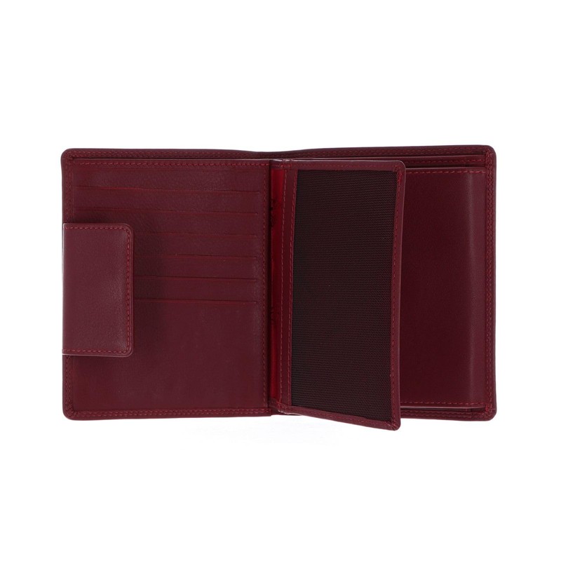 Golden Head Polo Wallet 9cc 13 cm RFID, red, rfid