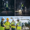 TS.CORP Reflective Vest, Safety Vest, Patrol Vest, Adjustable, High Visibility,