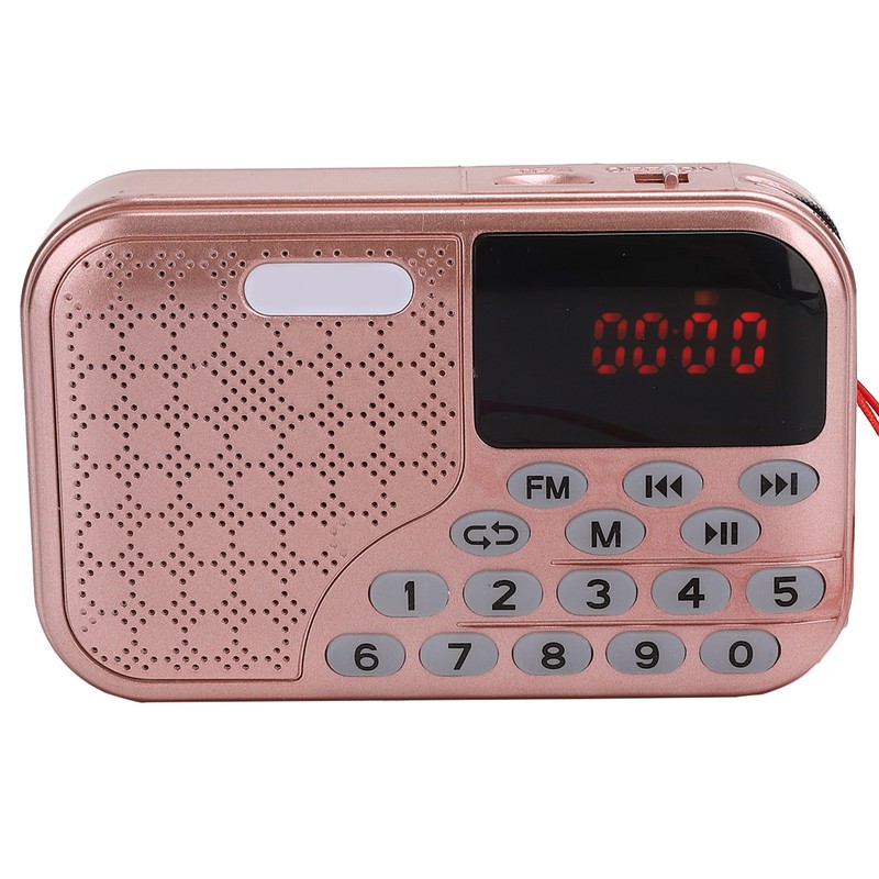 M‑128 Portable Pocket Radio Mini FM Receiver USB Memory Card