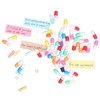 370Pcs Message Capsules Deliver Message Cute Patterns Cute Love Capsules