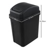 Cinkyou 7 L Garbage Can with Swing Lid, Plastic Swing-Top