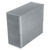 Lineco Archival Document Storage Box with Metal Edge, Acid-Free Gray