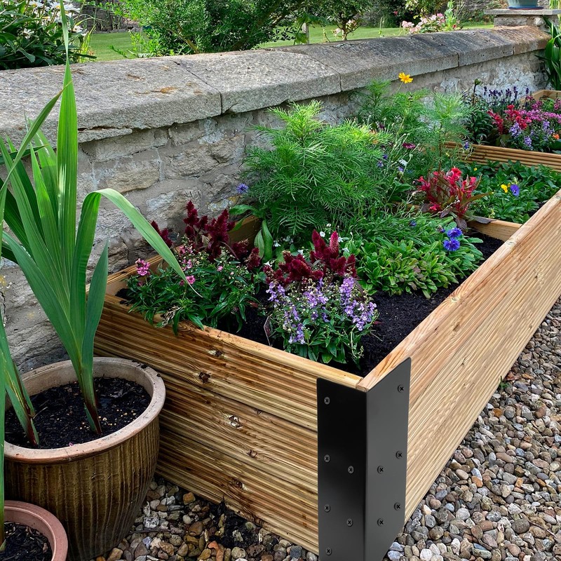 UCandy Raised Garden Bed Corner Brackets for Flower Vegetable Furniture