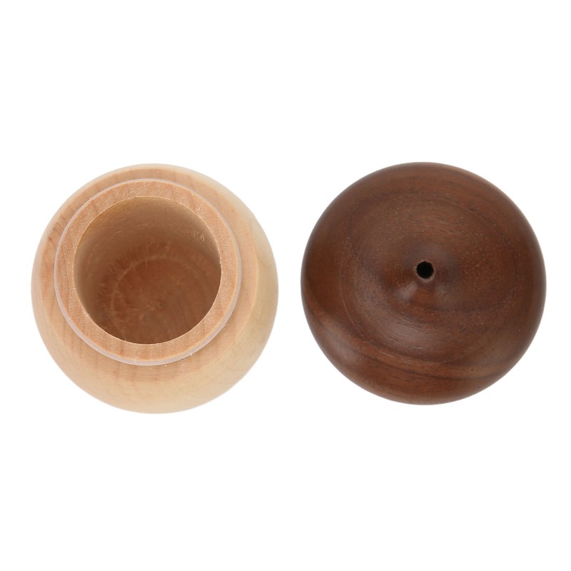 Acorn Shaped Toothpick Container 8cm Height Rounded Structure Eco Friendly