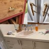Haliwu 10 Pack Gold Cabinet Handles, Brushed Brass Cabinet Pulls