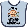 inktastic Monkey I Love Hanging Out with My Grandpa Baby