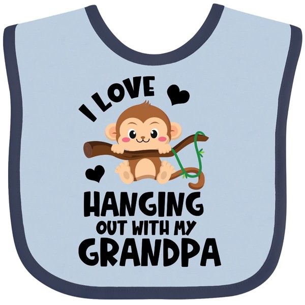 inktastic Monkey I Love Hanging Out with My Grandpa Baby