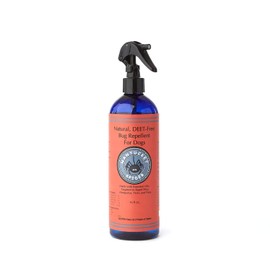 Nantucket Spider Natural Bug Repellent for Dogs | DEET-Free with Organic Essential Oils | Repels Mosquito, Flies, Ticks and Fleas | Non-Greasy Insect Spray with Thyme Oil | Large Size - 16 fl oz