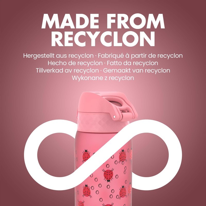 ION8 Kids Water Bottles, BPA Free, Leakproof, Dishwasher Safe, Easy