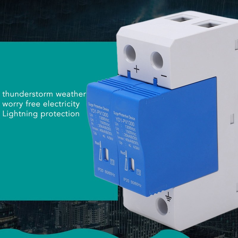 DC Surge Protector Alarm Window Modular Design Rail Installation Protective