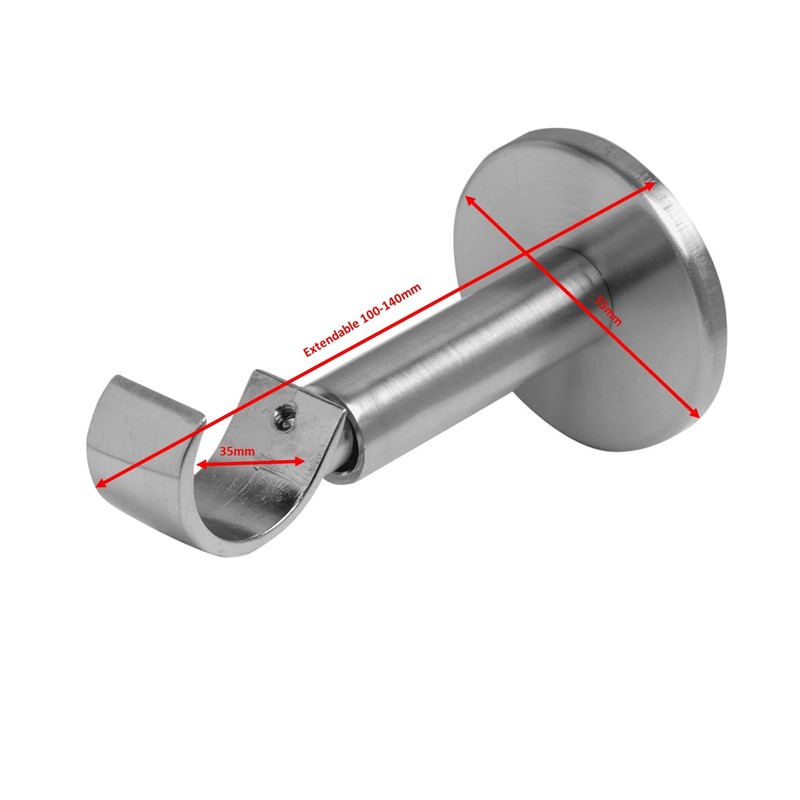 ABC Decor 35mm Design Curtain Pole Bracket, for 35mm Trade