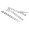 MUKLEI 30PCS 12 Inch Metal Straight Edge Ruler, Stainless Steel