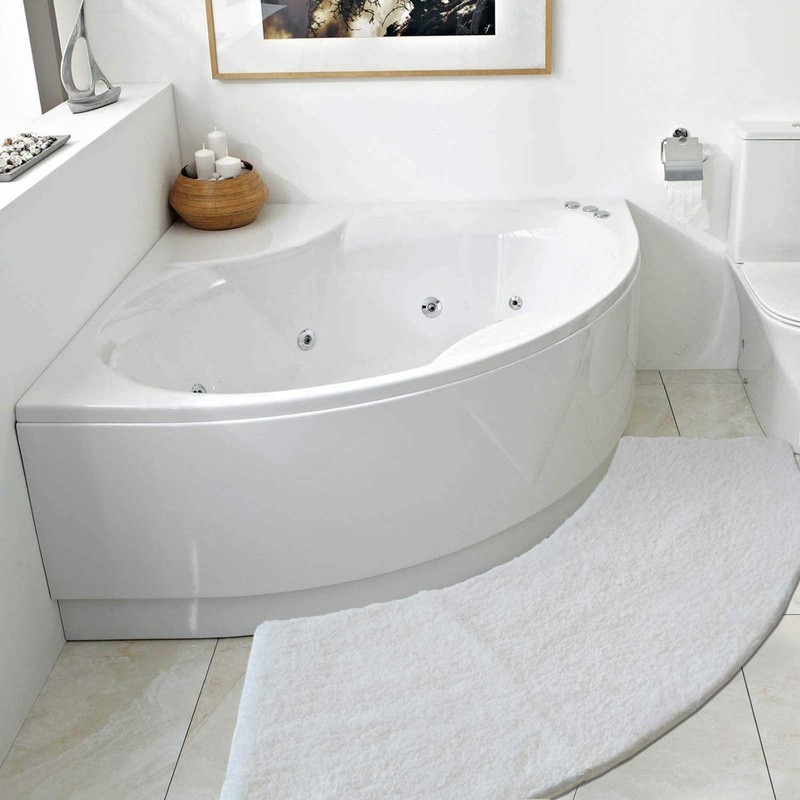 KKPW Shower Mat, Corner Shower, Non-Slip Bath Mat, Corner Shower