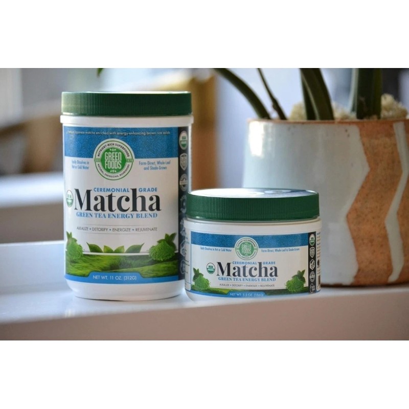 Green Foods Organic Ceremonial Grade Matcha Green Tea fJapan 5.5oz