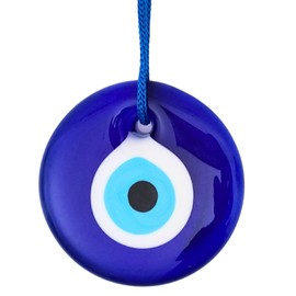 Candymosa 2.8" Turkish Evil Eye Decor Ornament - Evil Eye Wall Hanging - Home Protection Charm Evil Eye Wall Decor - Turkish Nazar Amulet