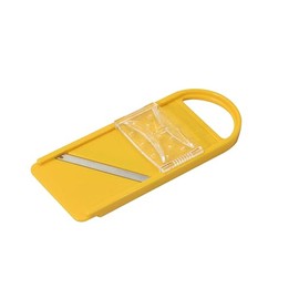 DELISH KITCHEN CC-1786 Pearl Metal Slicer with Thickness Adjustable, Yellow